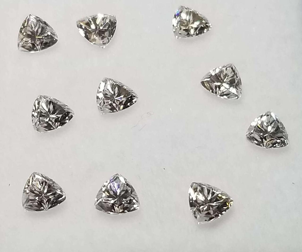 Moissanite Муассанит 5 мм белый 0.45 Ct Триллион - фото 3 - id-p1272322964