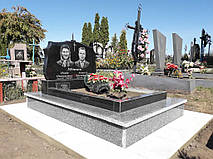 Памятник из гранита двойной (Образец 030) 1