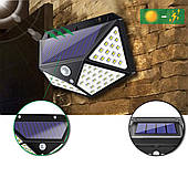 Вуличний світильник Tomax ліхтар на сонячній батареї, 100 діодів LED, 600Lm IP65 вологозахист CL-100