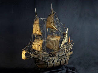 San Bartolomeo Іспанський галеон | Бартоломео комплект для збірки корабля 1:48 | "Корабел" Україна