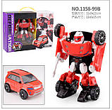 Трансформер DEFORMATION автомобіль іграшка червоний 01832, фото 5
