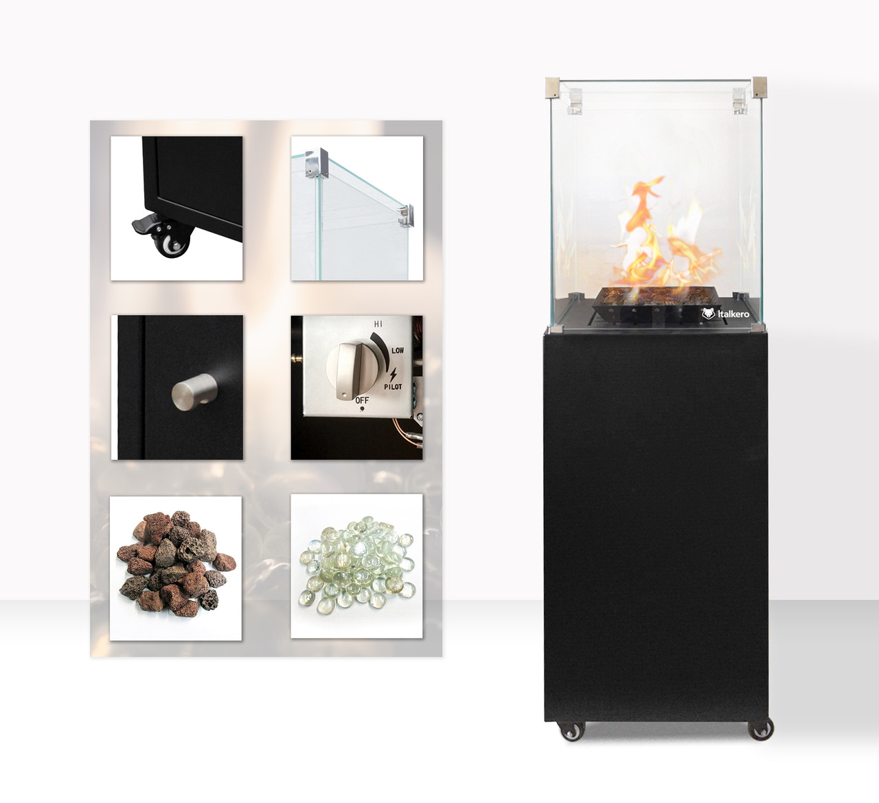 Газовий обігрівач Italkero ETNA, 7,3 кВт, фото 1