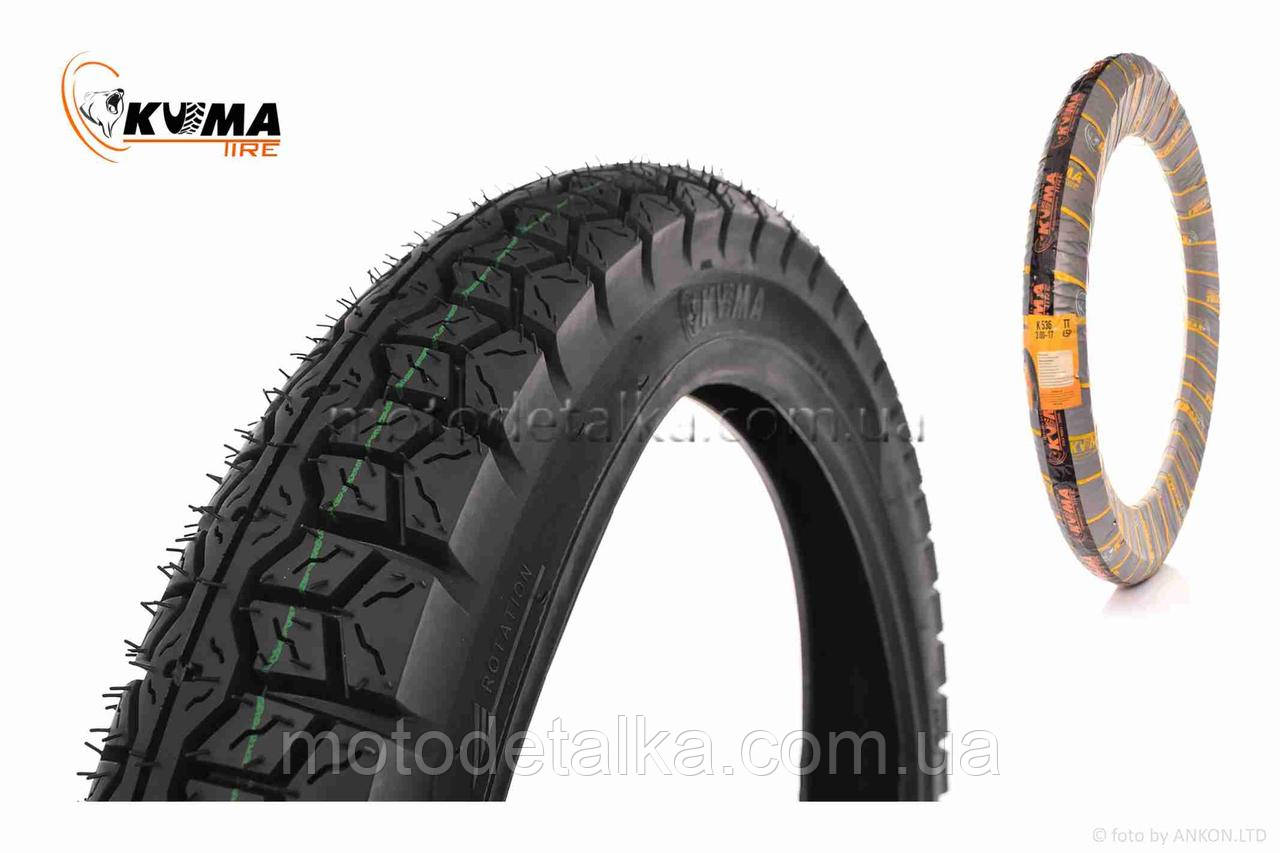Покришка мото 17" 3.00-17 #K-536 TT, 45P "KUMA" В'ЄТНАМ