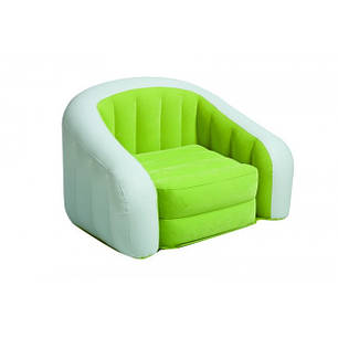 Надувне крісло Intex Cafe Club Chair 97x76x69 ІНТЕКС 68571 (Зелений), фото 2