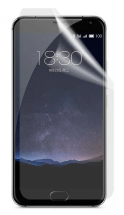 Гідрогелева захисна плівка на Meizu PRO 5 на весь екран прозора, фото 1
