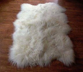 Килим з 4-х овечих шкур ісландської породи (довга шерсть), фото 2