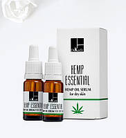 Масло-сыворотка с экстрактом Каннабиса для сухой кожи Oil Serum Hemp Essential Dr. Kadir (2 шт по 10 мл)