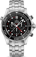 Часы наручные мужские OMEGA CO AXIAL GMT CHRONOGRAPH 212.30.44.52.01.001, нержавеющая сталь