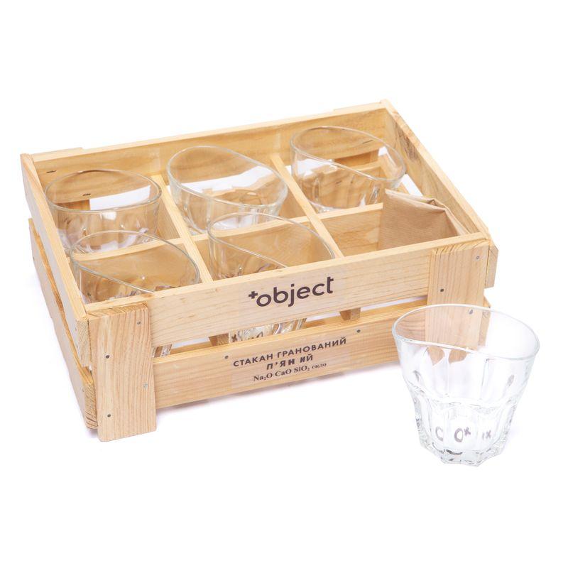 Набір 6 п'яних незвичайних склянок для віскі BST 520006 29х21х14 див. Стиль Життя, фото 1