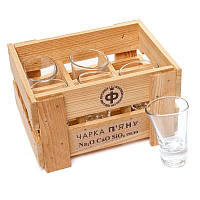 Набір 6 п'яних чарок високих оригінальних BST 520004 20х15х11 див. Текіла Бум