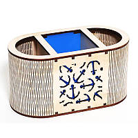 Настольный органайзер 270006 "Якоря" (Голубой)