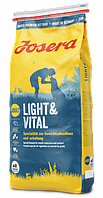 Сухой корм для собак имеющих склонность к набору избыточного Josera LIGHT & VITAL 15 кг