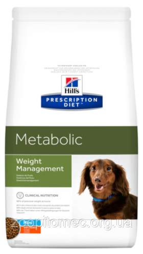 Корм Hills (Хілс) Prescription Diet Canine Metabolic для собак лікування метаболізму, ожиріння, зайвої ваги 1,5 кг