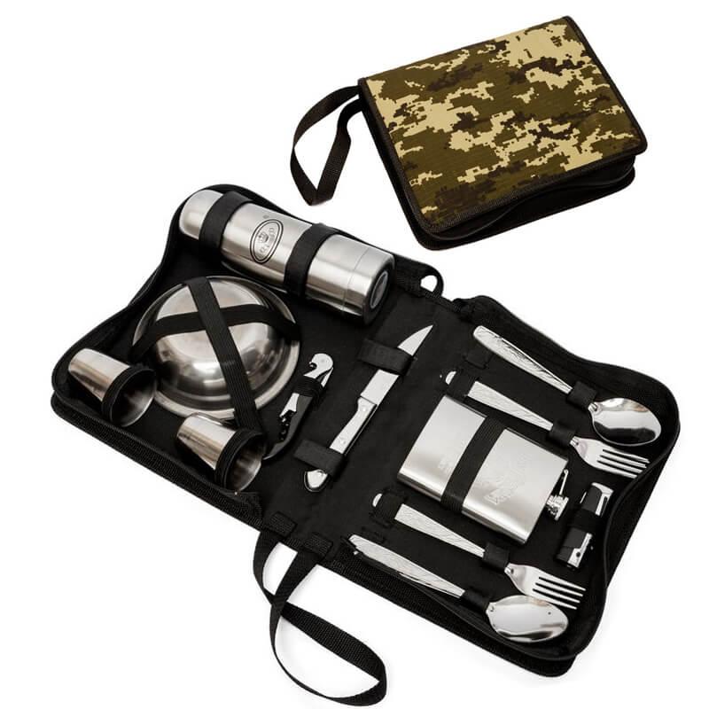 Пікнікового набір подарунковий BST 100007 28х21х8 см на 4 персони, фото 1