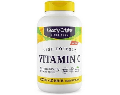 Вітамін С Healthy Origins Vitamin C 1000 mg 180 таб, фото 2
