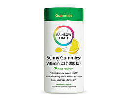 Вітамін Д3 Sunny Gummies Vitamin D3 1000 IU 100 желеек, фото 3