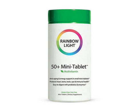 Вітаміни і мінерали 50+ Rainbow Light 50+ Mini-Tablet 90 міні таблеток, фото 2