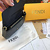 Жіночий шкіряний клатч Fendi Фенді, фото 6