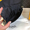 Жіночий шкіряний клатч Fendi Фенді, фото 7