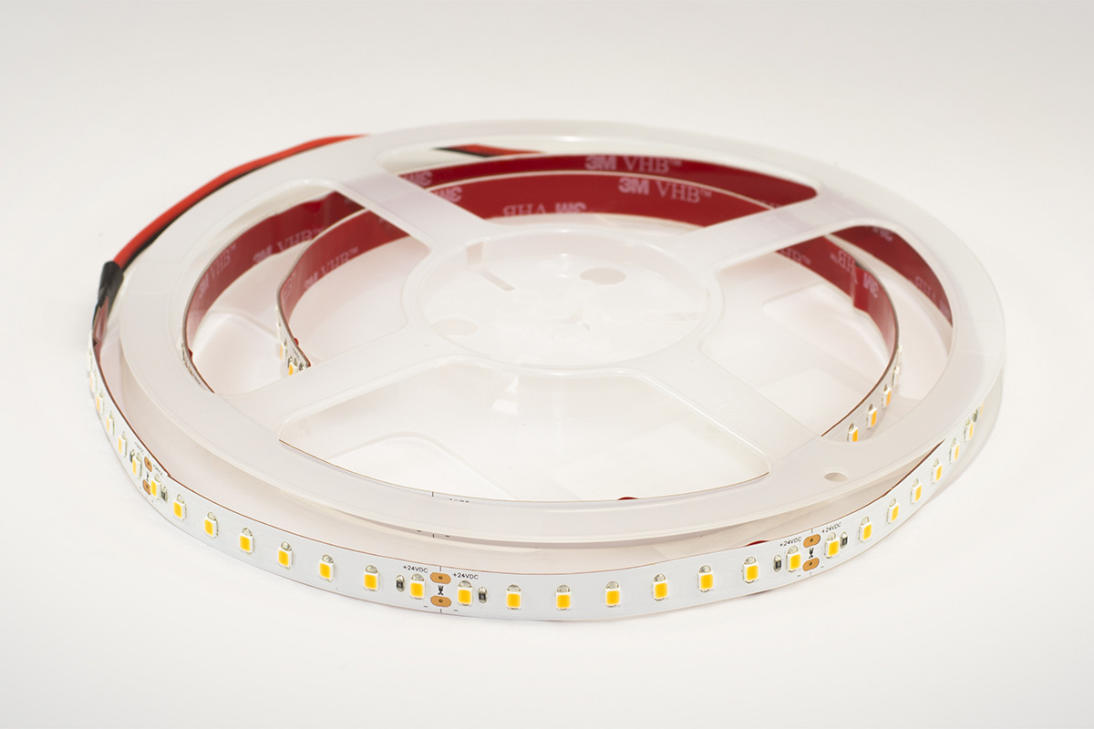 Світлодіодна стрічка ESTAR SMD 2835/120 (IP20) premium 24V рожева для м'яса (2900К)