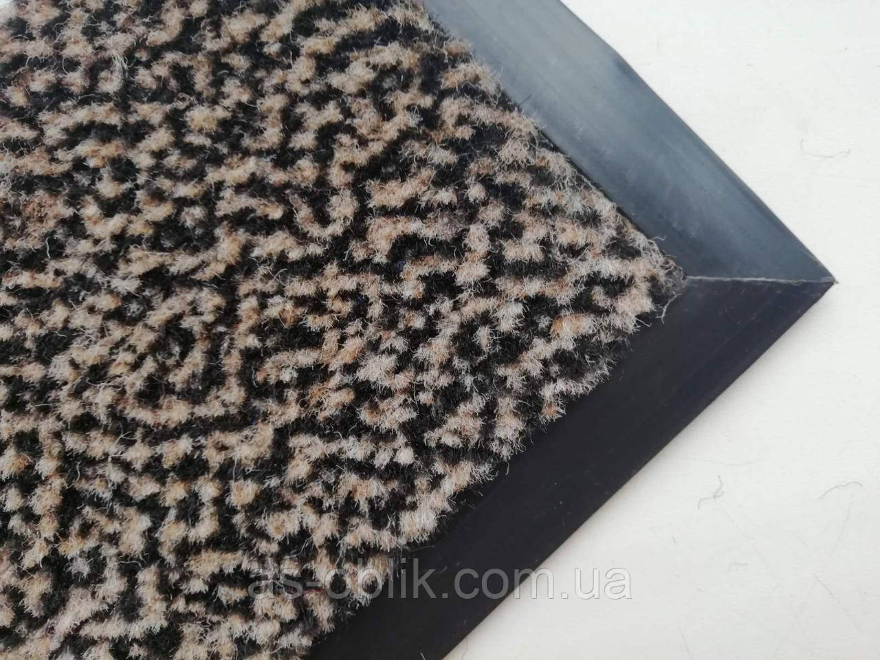 Придверний килим на гумовій основі Париж бежевий