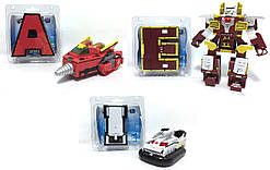 Трансформер-літера 2039-A/E/I Англ алфавіт 1 штука на вибір під слюдою 14.5*11.5*3.5см