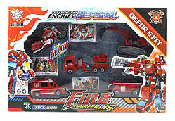 Набір трансформерів 5 машинок 899-48, в короб. 47,5х32х9см