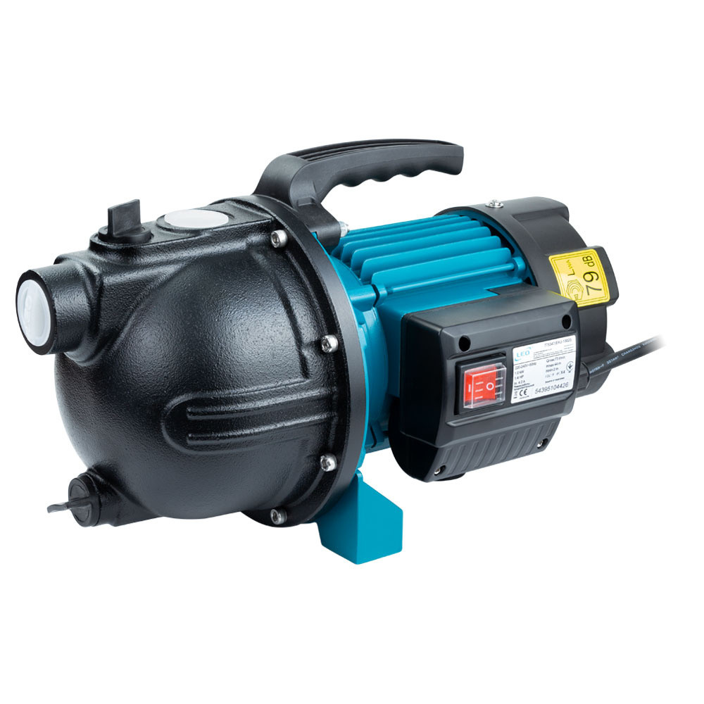 Насос цетробiжний самовсмоктуючий 1.0 кВт Hmax 44м Qmax 73л/хв LEO (3_775347), фото 1