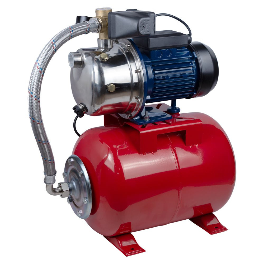 Станція 0.75 кВт Hmax 42м Qmax 50 л/хв (самовсмоктуючий насос нерж) 24л Україна WETRON (3_775052/24)