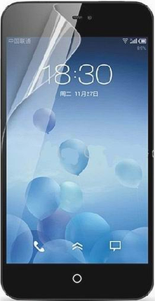 Гідрогелева захисна плівка на Meizu MX3 на весь екран прозора, фото 2