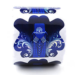 Форми для нігтів Global Fashion сині 300 штук