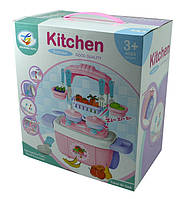 Игровой набор кухня игрушка для детей SJ009, свет, музыка, в короб. 27х30х17см