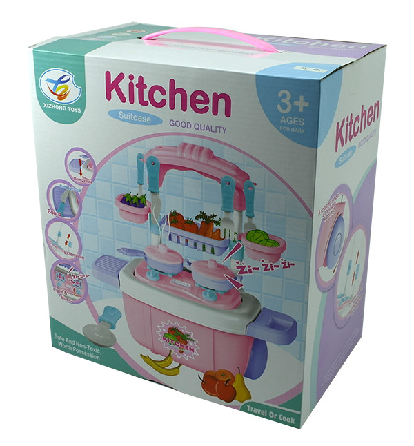Ігровий набір кухня іграшка для дітей SJ009, світло, музика, в короб. 27х30х17см