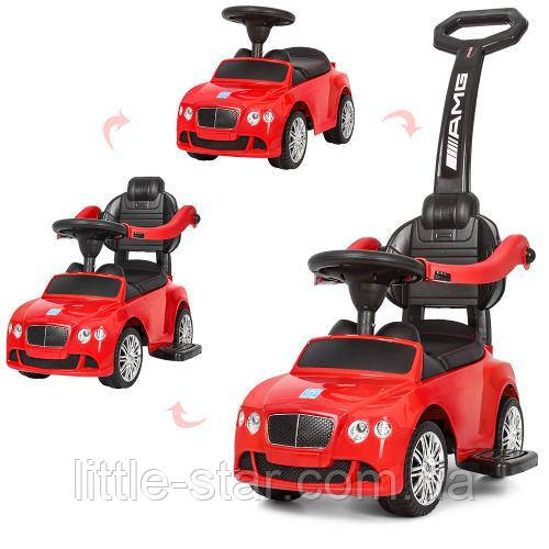 Дитяча машинка каталка толокар Bambi M 3901L-3, червоний