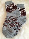 Теплі шерстяні чоловічі носки., фото 3