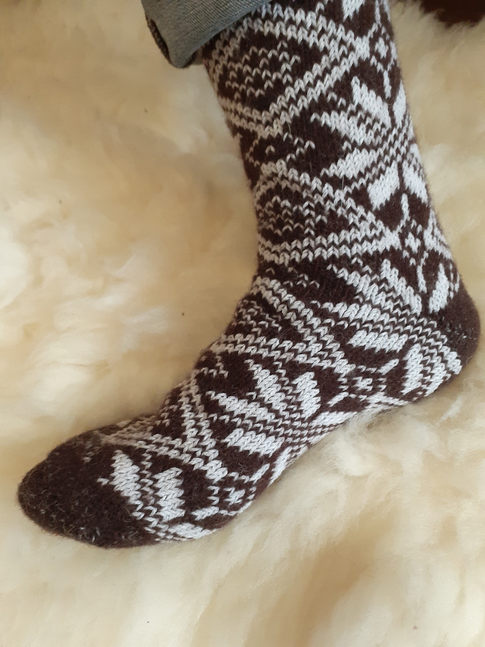 Теплі шерстяні чоловічі носки., фото 1