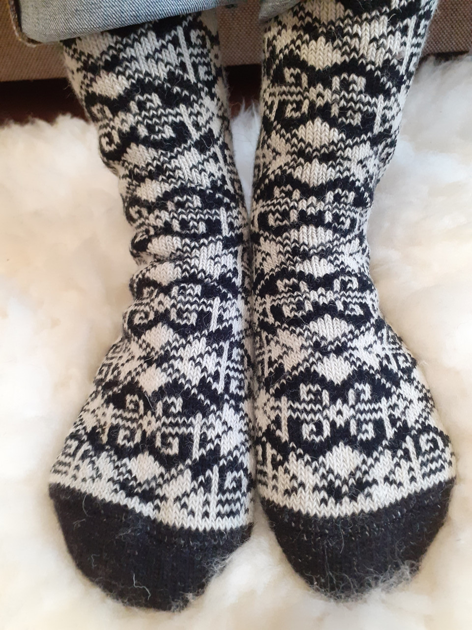 Теплі шерстяні чоловічі носки., фото 1