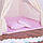 Дитячий намет (вігвам) Springos Tipi XXL TIP09 White/Pink, фото 7