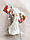 Іграшка новорічна ангел верхівка на ялинку No2 3D 1 штука, фото 2