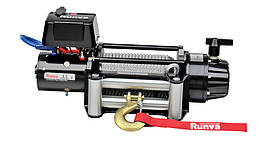 Лебідка електрична HUCHEZ 12 В для 4х4 EB9500, зусилля 4309 кг, сталевий трос