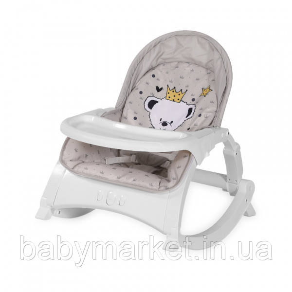 Шезлонг-Гойдалки Lorelli ALEX WITH TABLE (grey bear)
