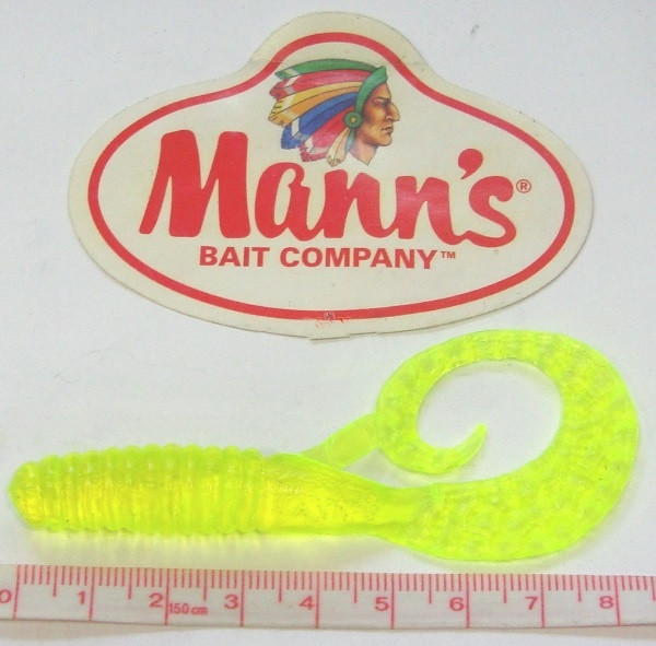 Twister mann's M-013 Mannipulator Grub 80mm прозорий салатовий (CH) 5 шт./уп