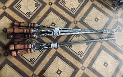 Шампур із дерев'яною ручкою 70 см