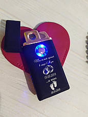 Зажигалка с вашей гравировкой, USB зажигалка, подарок 14 февраля, 23 февраля, 8 марта, фото 3