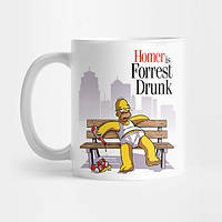 Кухоль Homer Forrest Drunk чашка Пяний Гомер Сімпсон