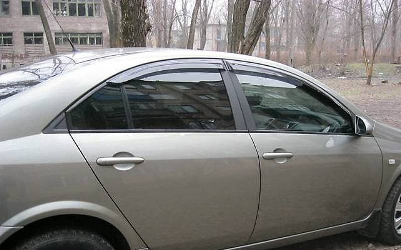 nissan primera 2005 ветровики