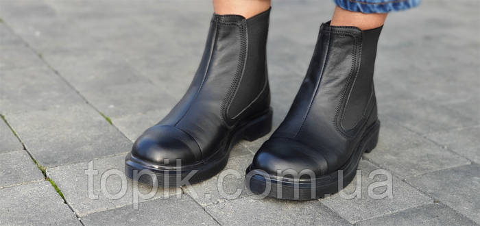 Ботинки полуботинки женские кожаные демисезонные модные (Код: 1820 ...