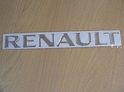 Наклейка s орнамент задній Renault 272х30х1мм силіконовий напис на авто Trafic Рено Трафік