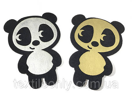 Нашивка Панда 52х70 мм, фото 1