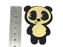 Нашивка Панда 52х70 мм, фото 5